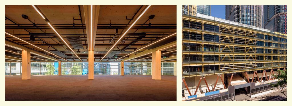 CLT (Cross Lamited Timber) e o MLC (Madeira Lamelada Colada) ou Glulam (Glued Laminated Timber)