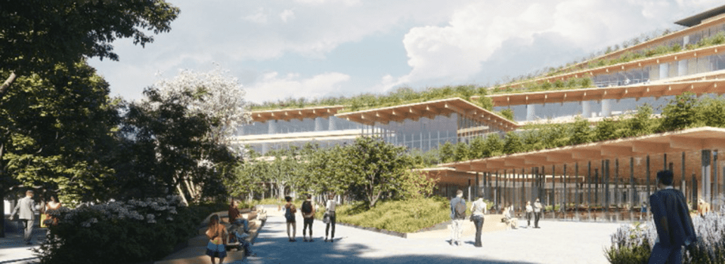 Edifício biofílico do arquiteto Kengo Kuma começa a ser construído em Milão